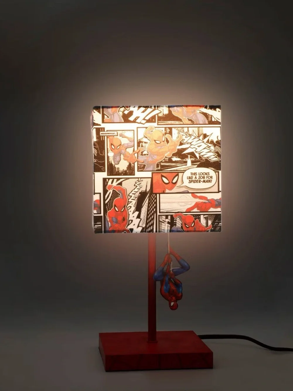 Spider-Man Comic Strip Table Lamp